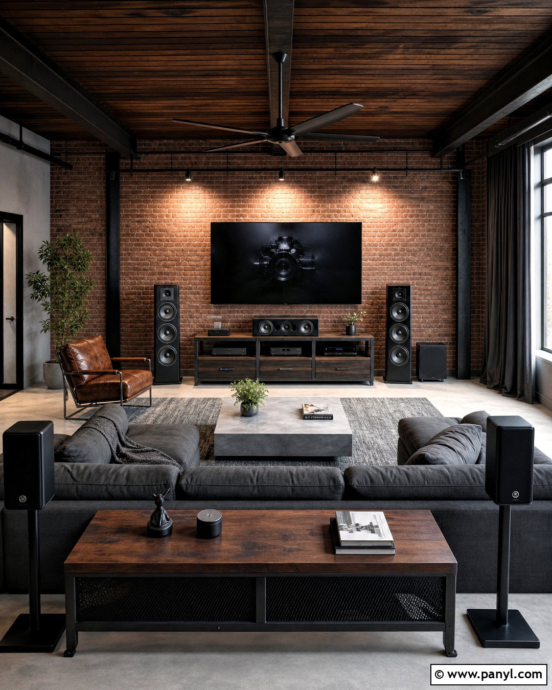 Industrial Surround Sound Living Room - 20 surround sound living room ideas