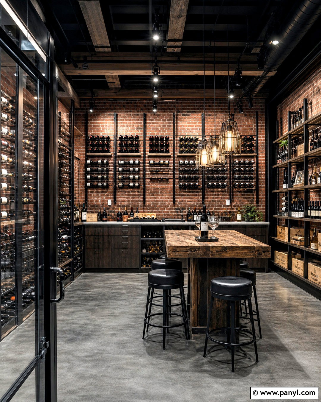 Industrial Wine Cellar - 20 wine cellar home design ideas