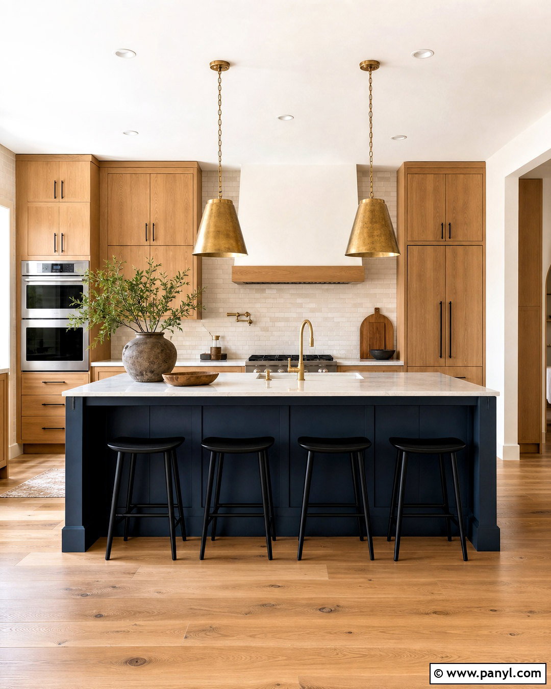 Inky Blue Kitchen Island With Wood Cabinets - 20 inky blue sherwin williams ideas