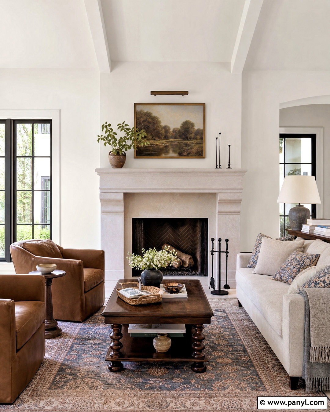 Intimate White Fireplace Living Room - 20 intimate white sherwin williams ideas