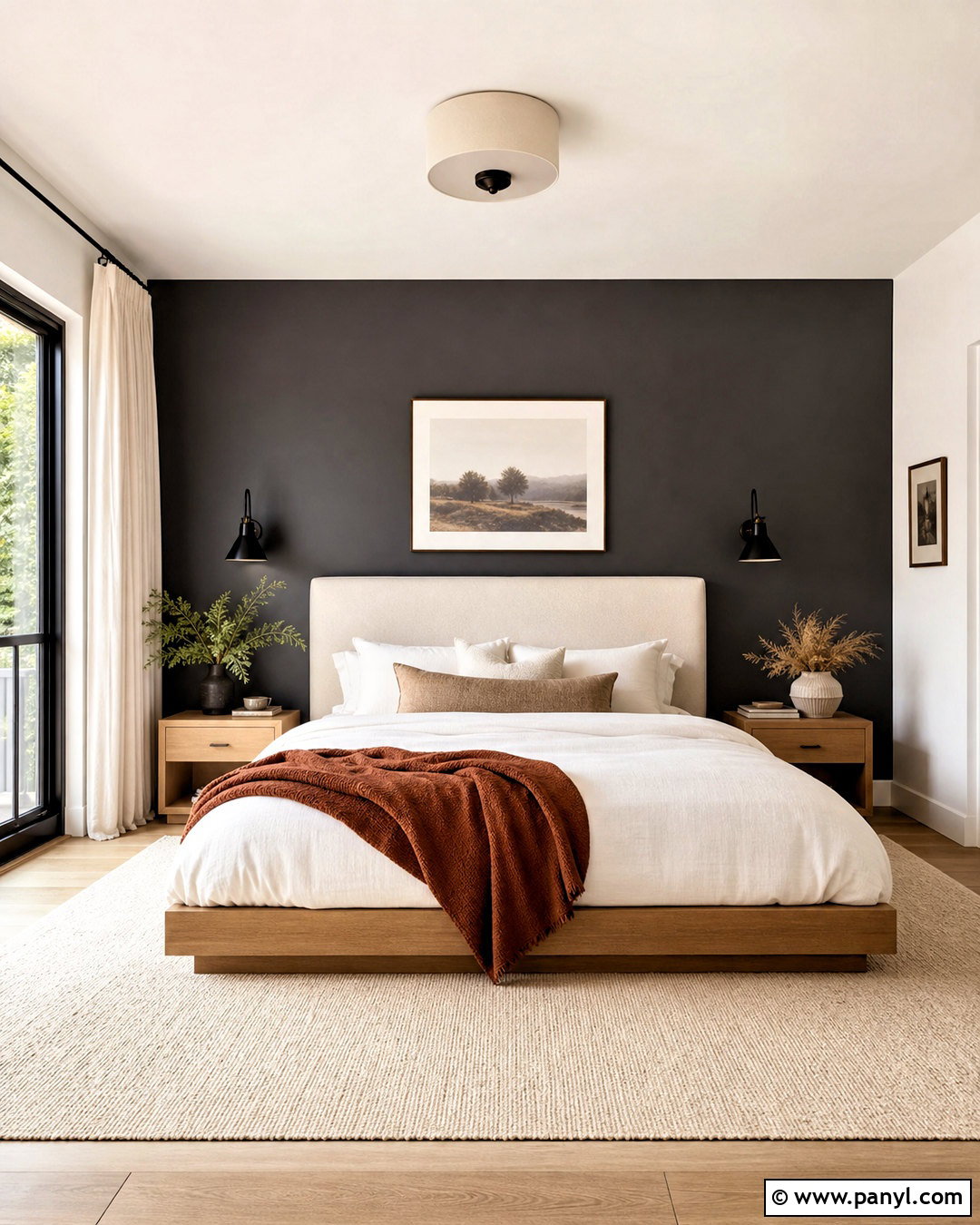 Iron Ore Accent Wall Bedroom - 20 iron ore sherwin williams bedroom ideas