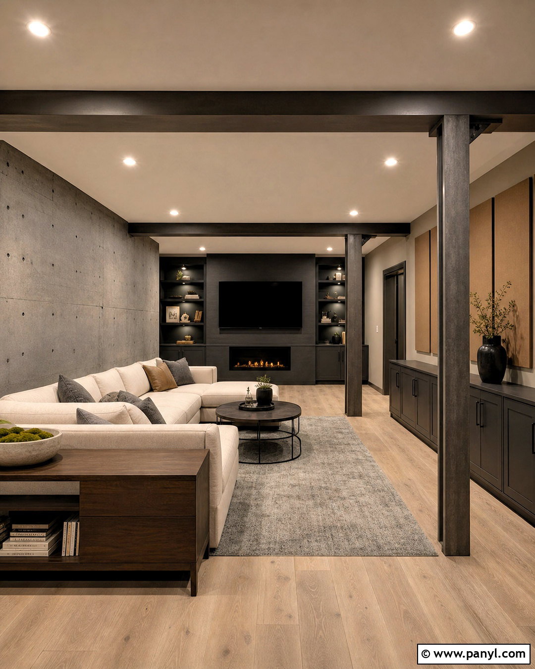 Iron Ore And Concrete Basement - 20 iron ore color palette ideas
