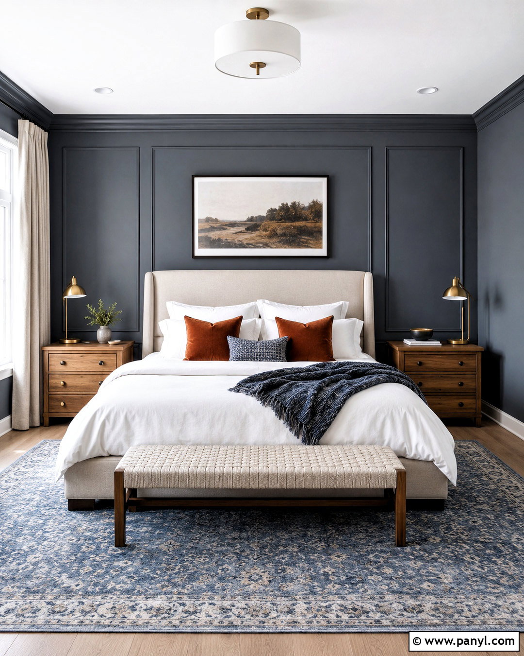 Iron Ore And Dusty Blue - 20 colors that go with iron ore ideas
