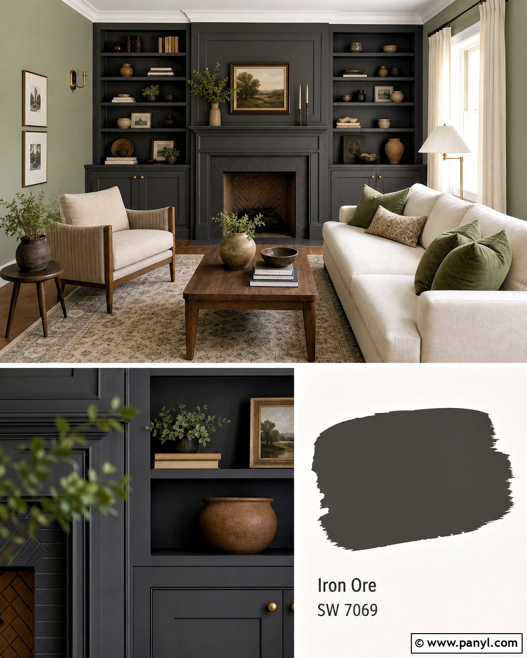 Iron Ore And Evergreen Fog - 20 iron ore coordinating colors
