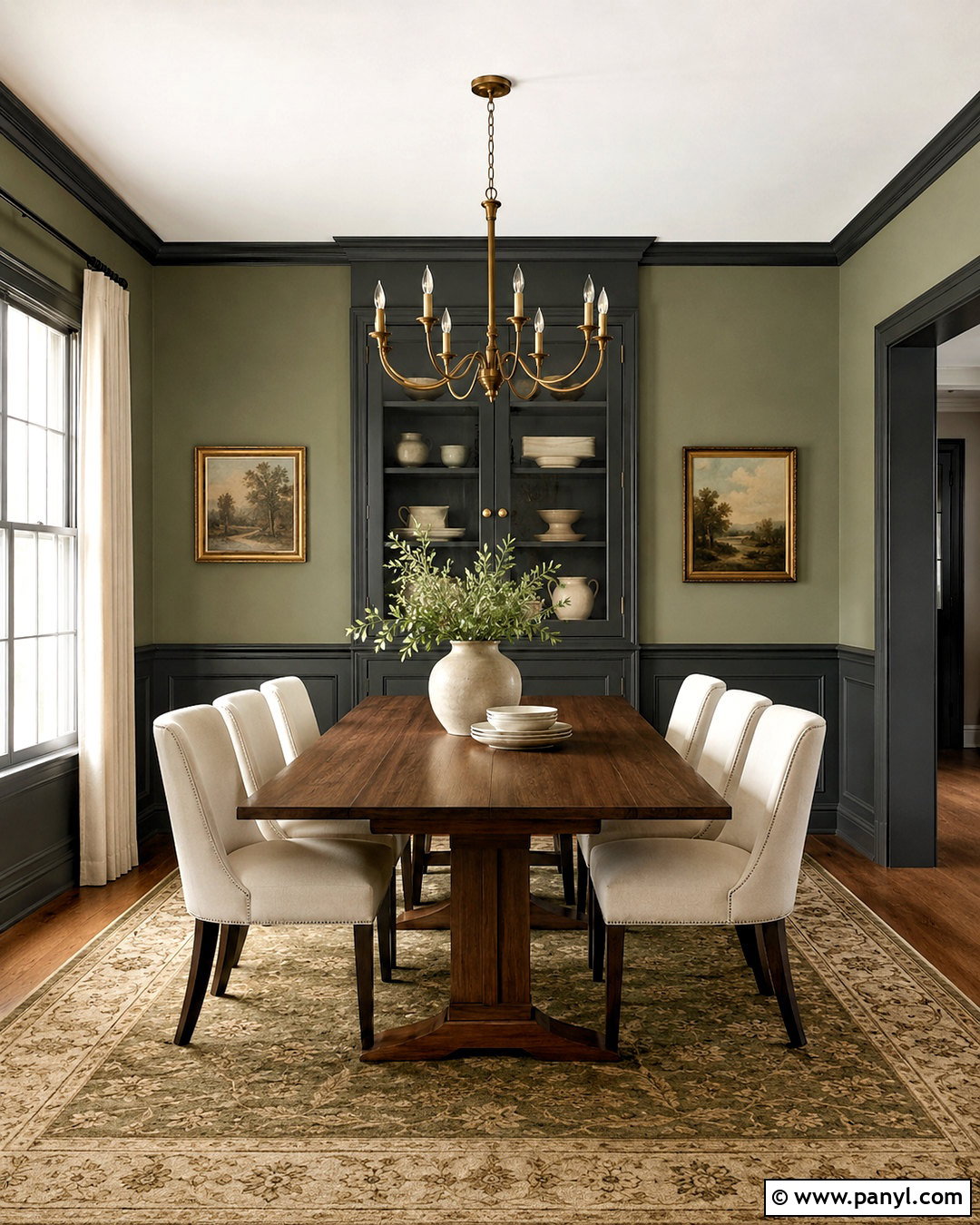 Iron Ore And Evergreen Fog - 20 colors that go with iron ore ideas