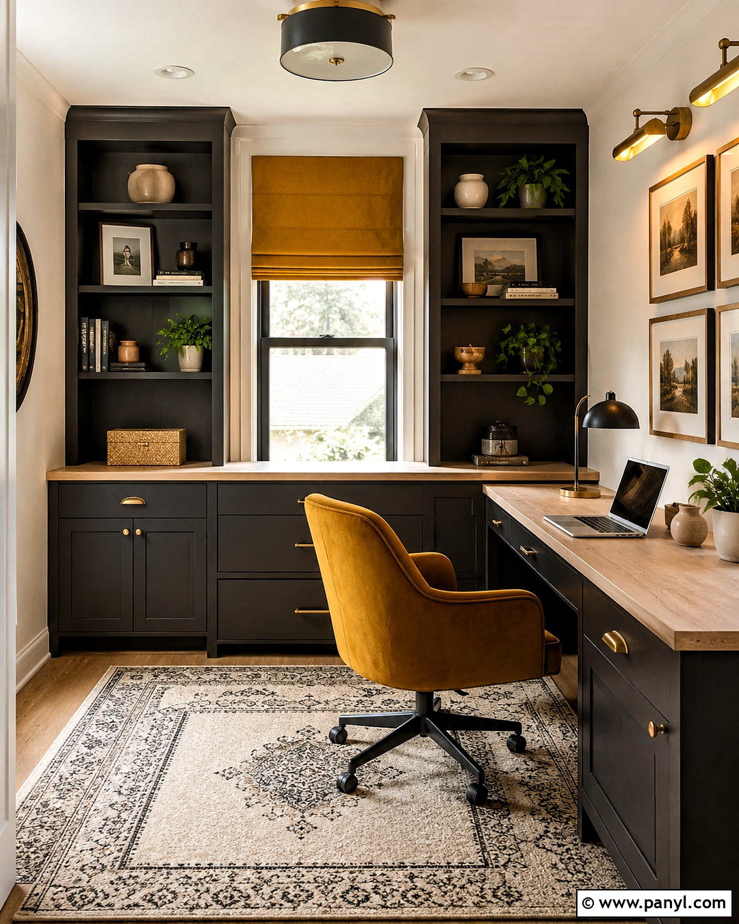 Iron Ore And Mustard Yellow - 20 colors that go with iron ore ideas