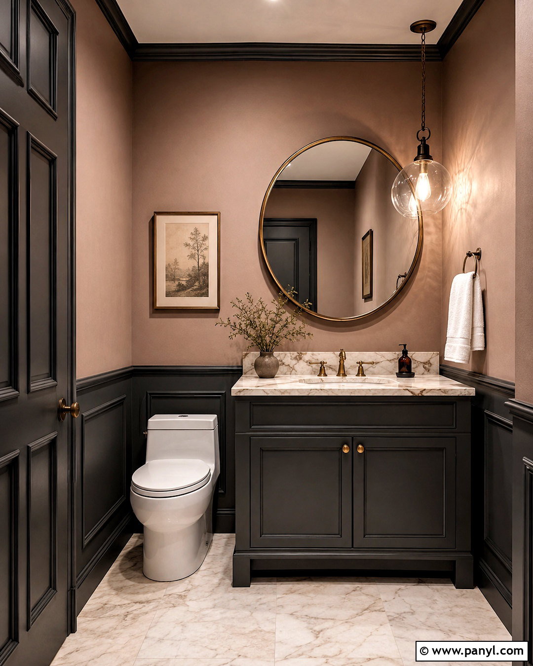 Iron Ore And Muted Blush - 20 iron ore complimentary colors