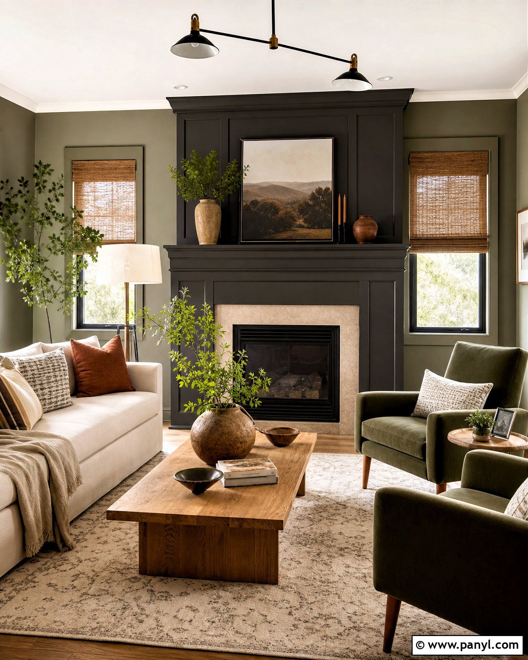 Iron Ore And Sage Green Living Room - 20 iron ore living room ideas