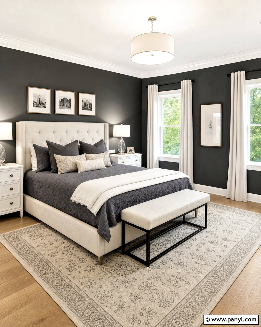 Iron Ore And White Bedroom - 20 iron ore sherwin williams bedroom ideas