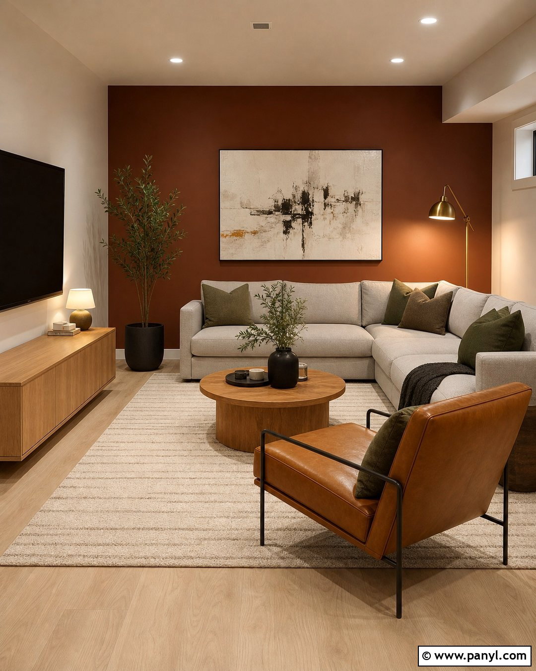 Iron Ore Basement Accent Wall - 30 Iron Ore Sherwin Williams Accent Wall Ideas