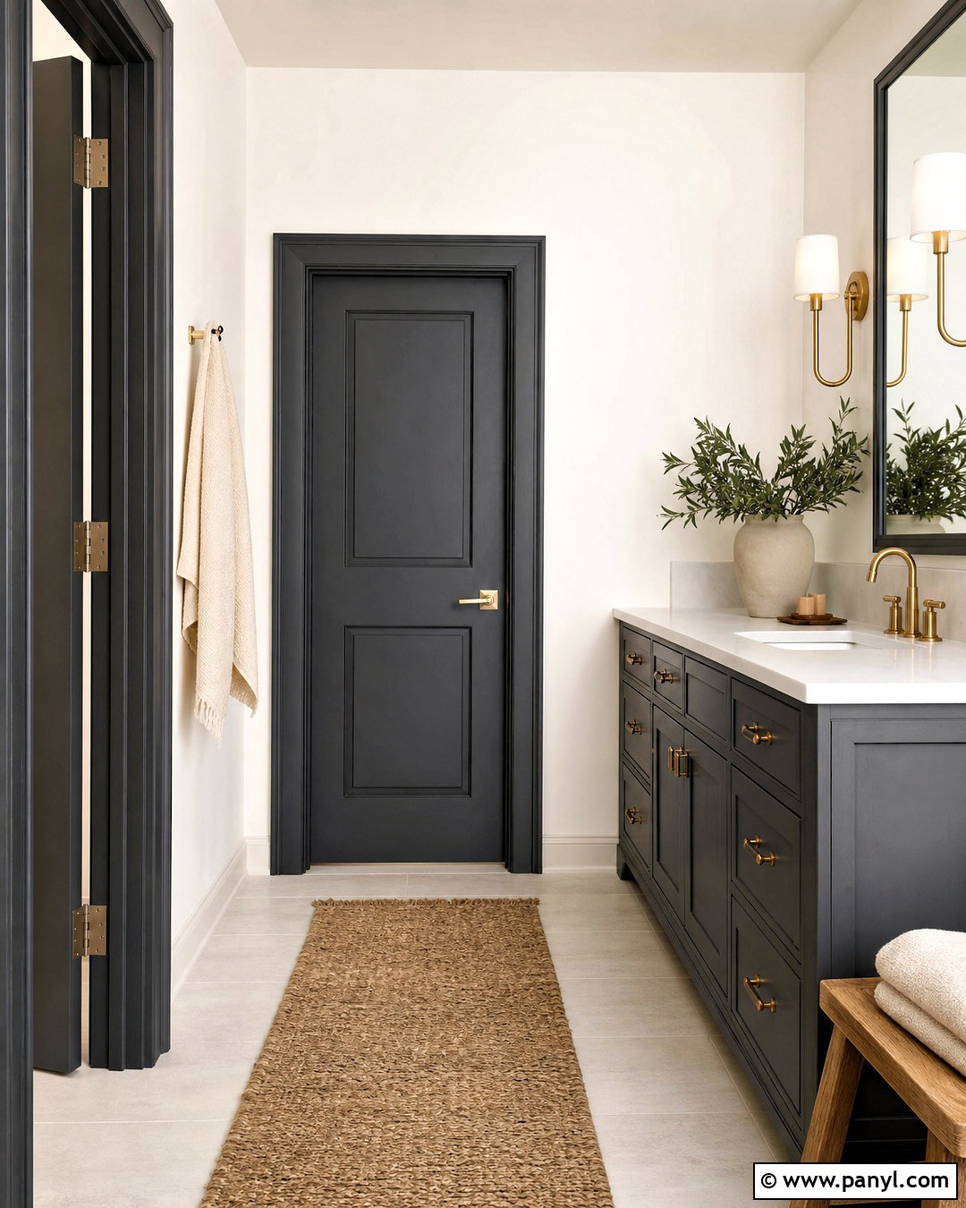 Iron Ore Bathroom Door - 20 iron ore doors interior ideas
