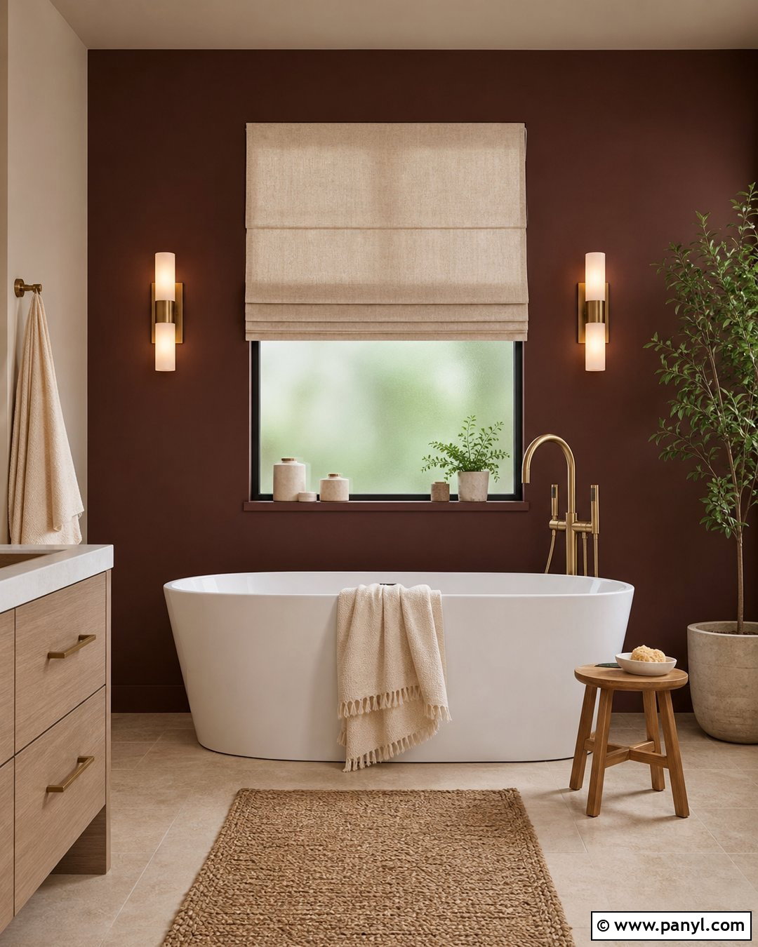 Iron Ore Bathtub Accent Wall - 30 Iron Ore Sherwin Williams Accent Wall Ideas