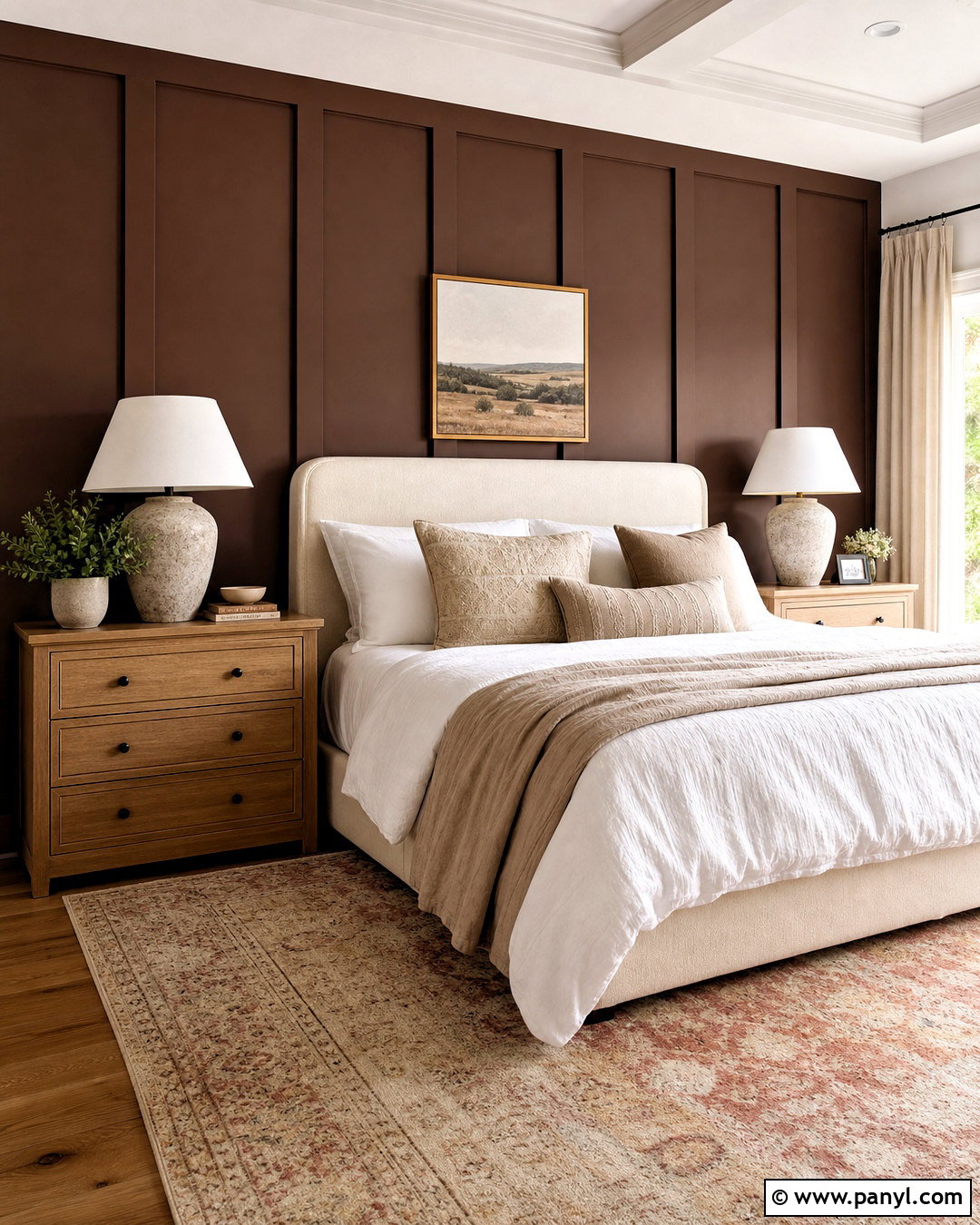 Iron Ore Board And Batten Accent Wall - 20 iron ore accent wall bedroom ideas