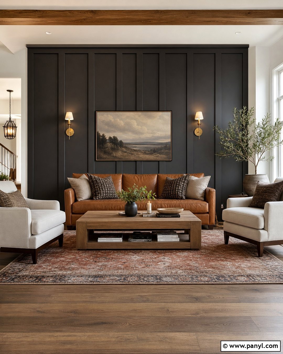Iron Ore Board And Batten Accent Wall - 30 Iron Ore Sherwin Williams Accent Wall Ideas