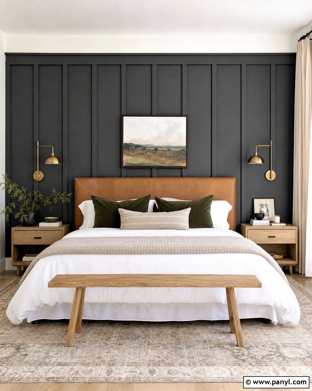 Iron Ore Board And Batten Bedroom - 20 iron ore sherwin williams bedroom ideas