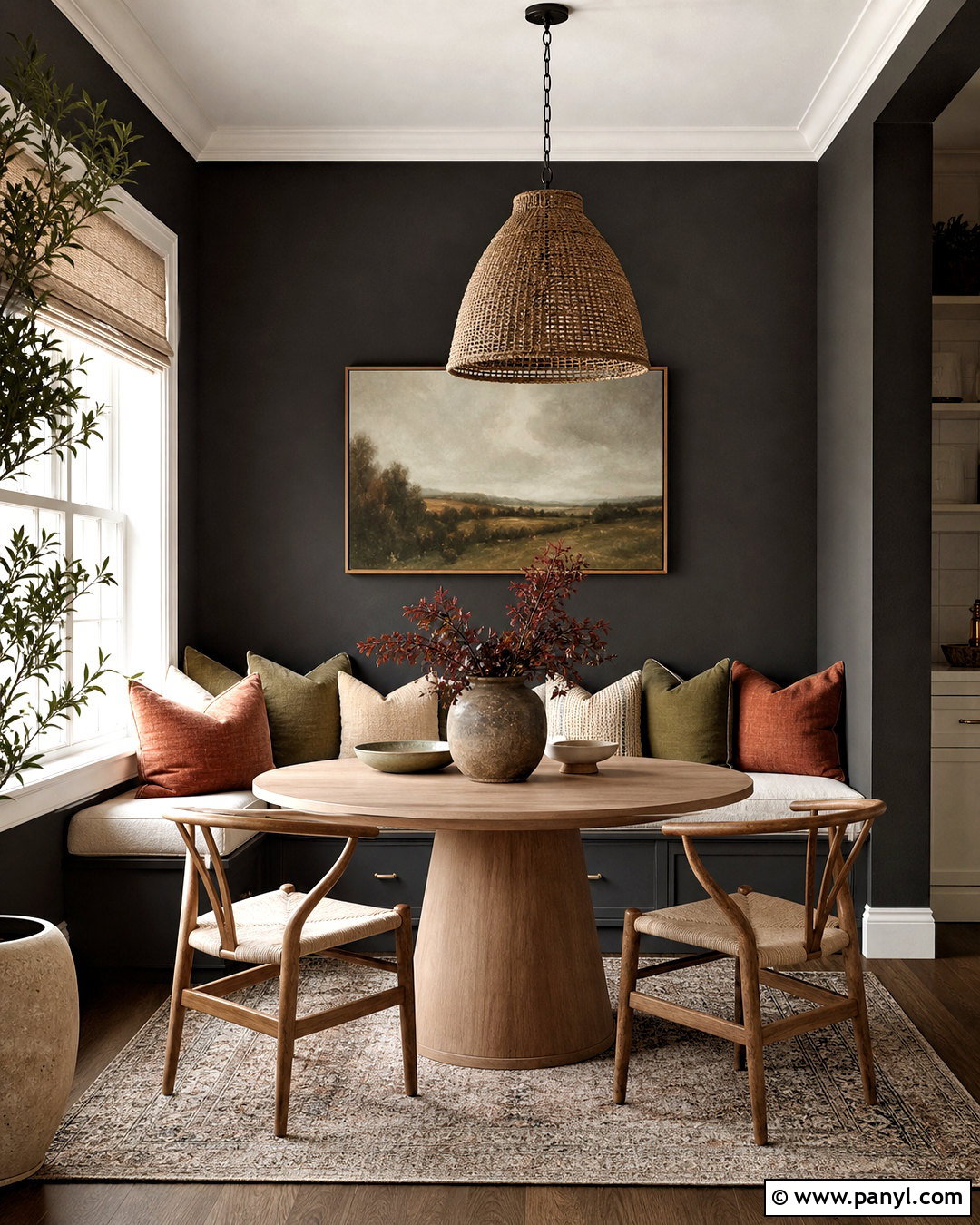 Iron Ore Breakfast Nook Wall - 20 iron ore accent wall ideas