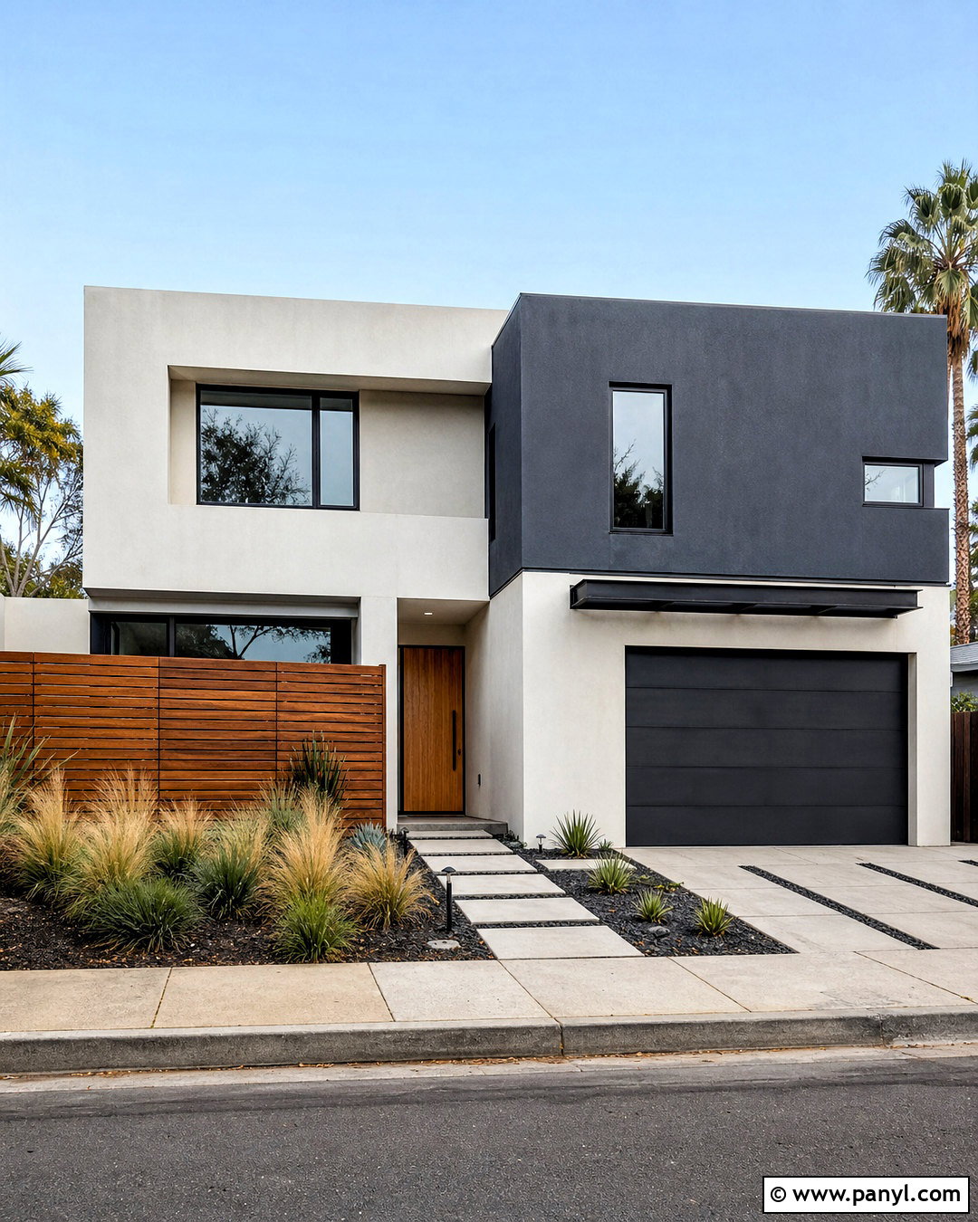 Iron Ore Contemporary Stucco Exterior - 20 iron ore vs urbane bronze ideas