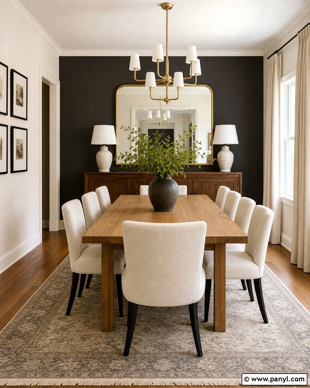 Iron Ore Dining Room Accent Wall - 30 Iron Ore Sherwin Williams Accent Wall Ideas