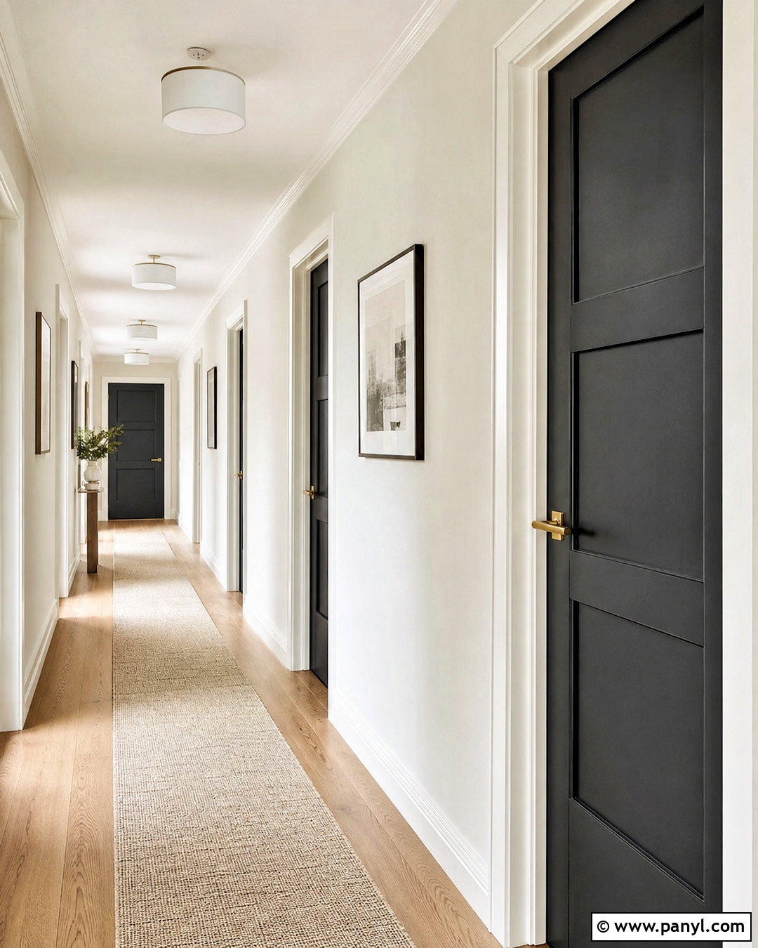 Iron Ore Doors In A Hallway - 20 iron ore doors interior ideas