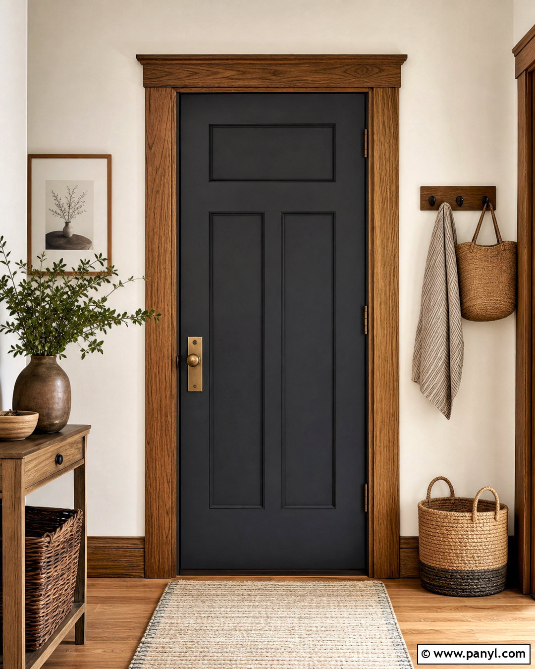 Iron Ore Doors With Natural Wood Trim - 20 iron ore doors interior ideas