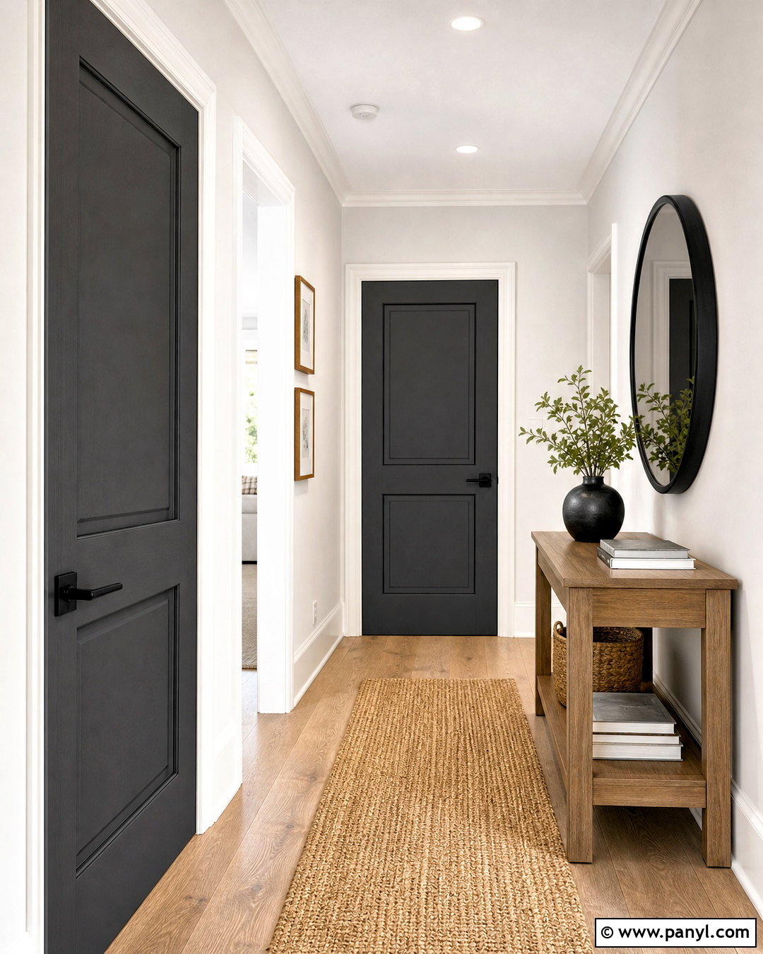 Iron Ore Doors With White Walls - 20 iron ore doors interior ideas