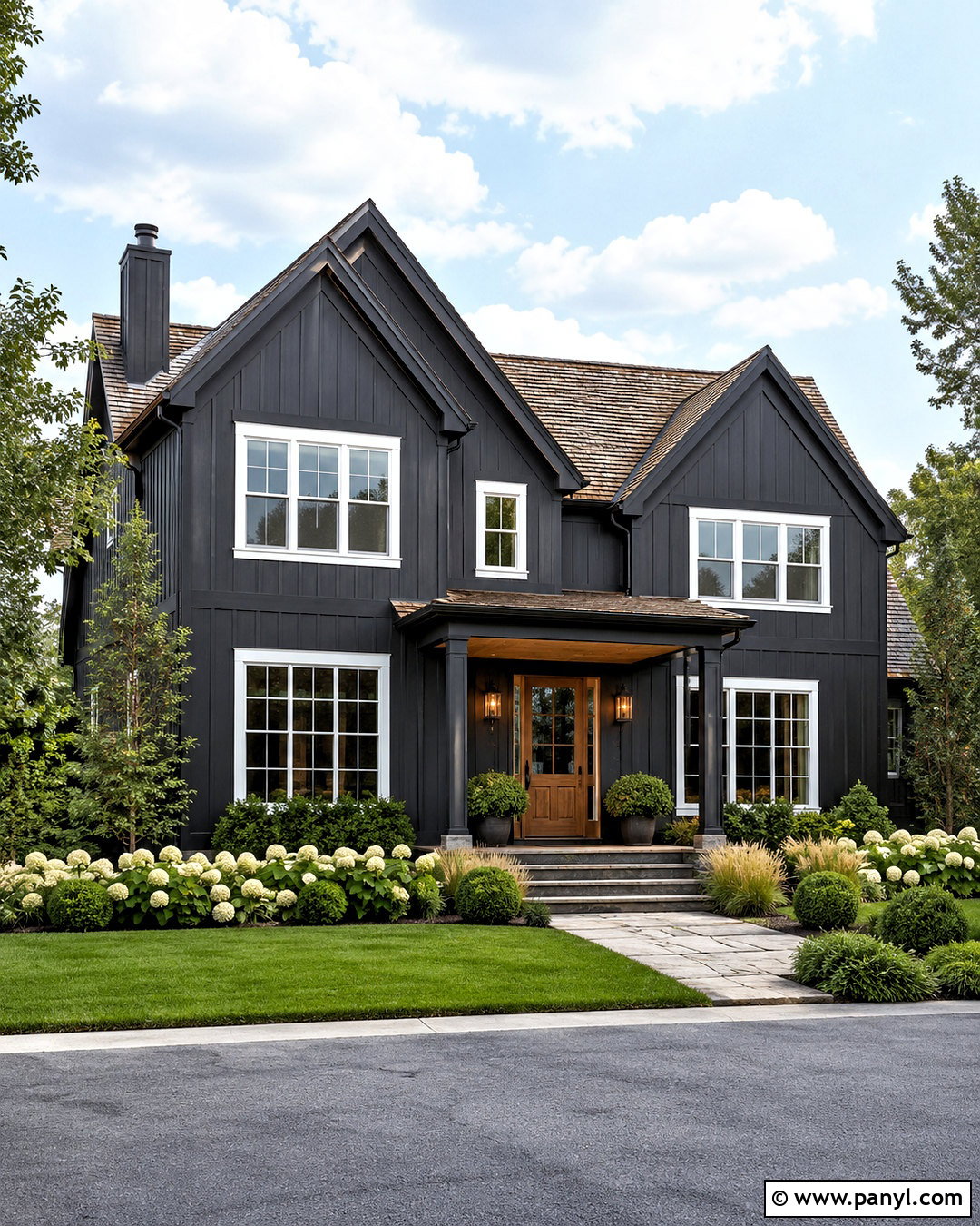 Iron Ore Exterior With White Trim - 20 iron ore vs peppercorn ideas