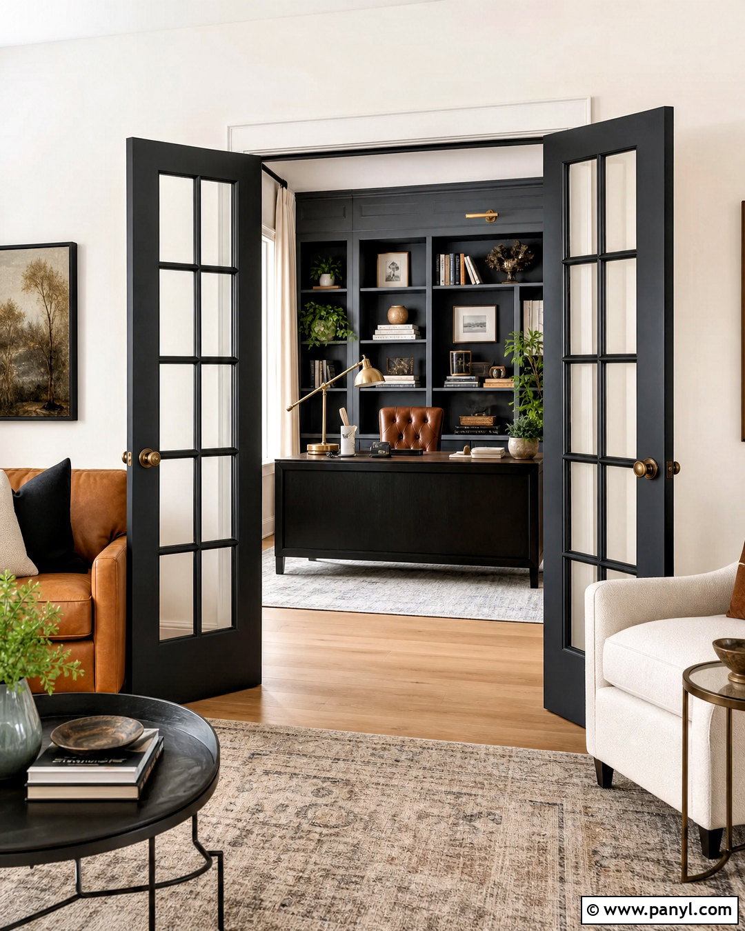 Iron Ore French Doors - 20 iron ore doors interior ideas