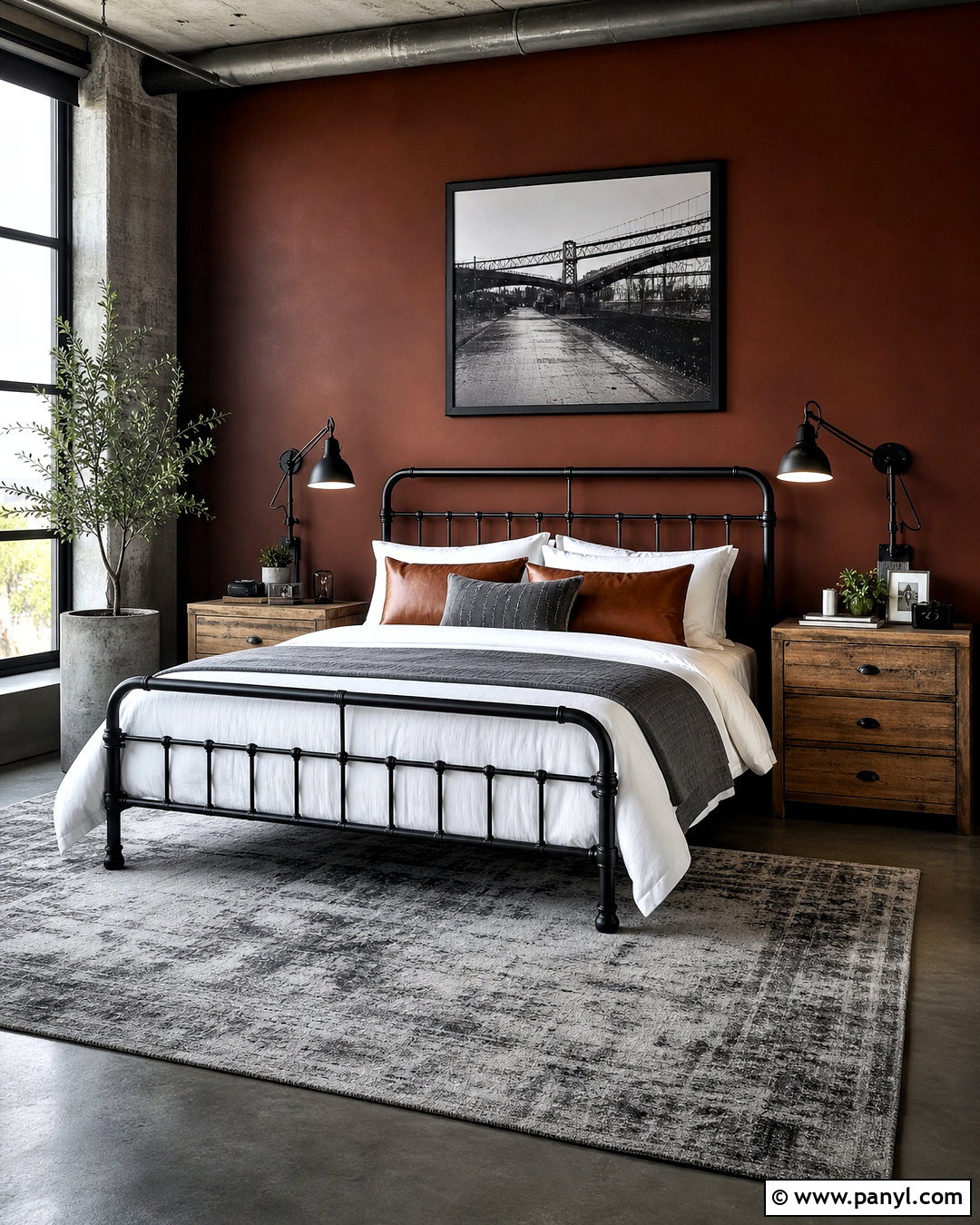 20 Iron Ore Accent Wall Bedroom Ideas for a Cozy Retreat