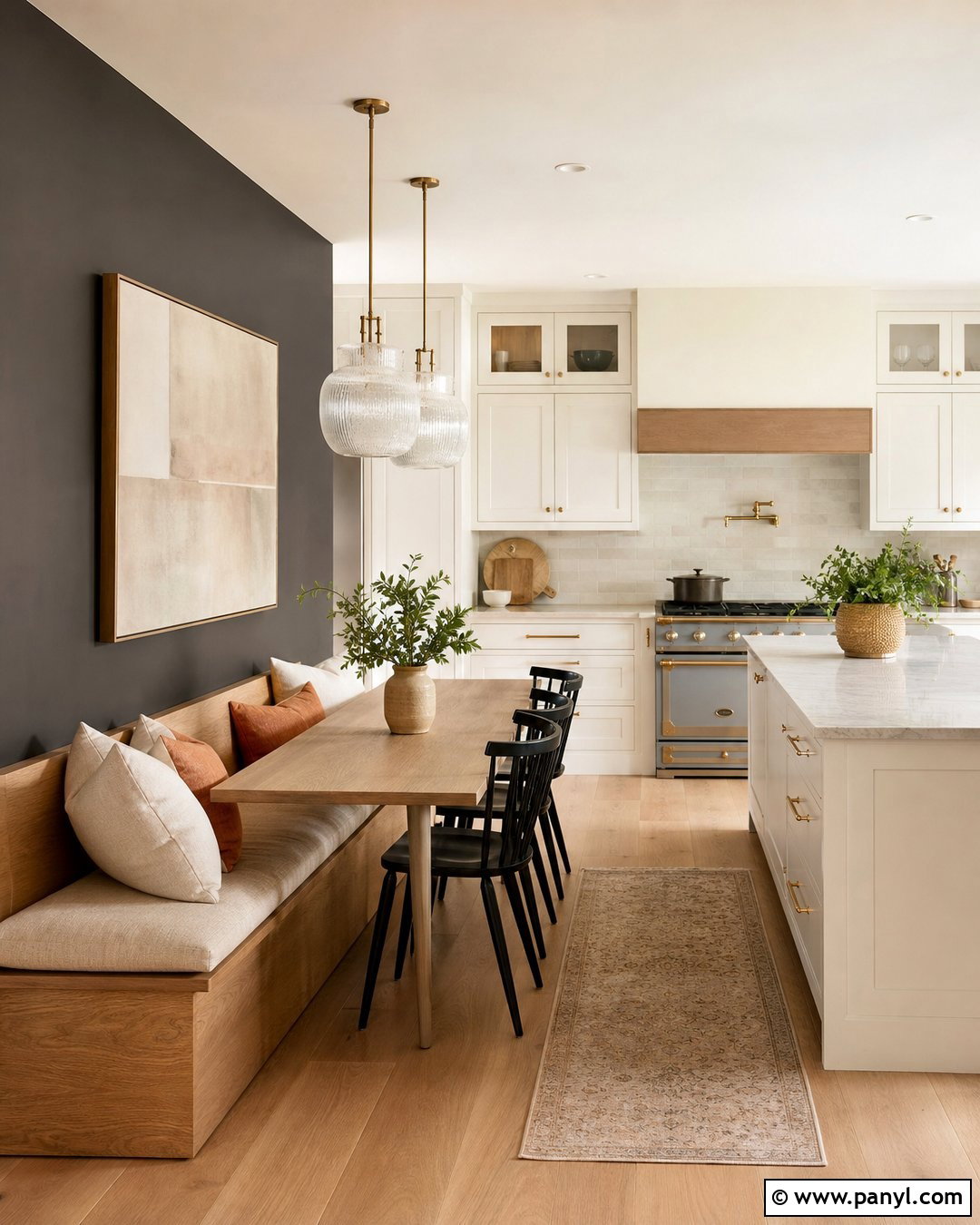 Iron Ore Kitchen Banquette Wall - 30 Iron Ore Sherwin Williams Accent Wall Ideas