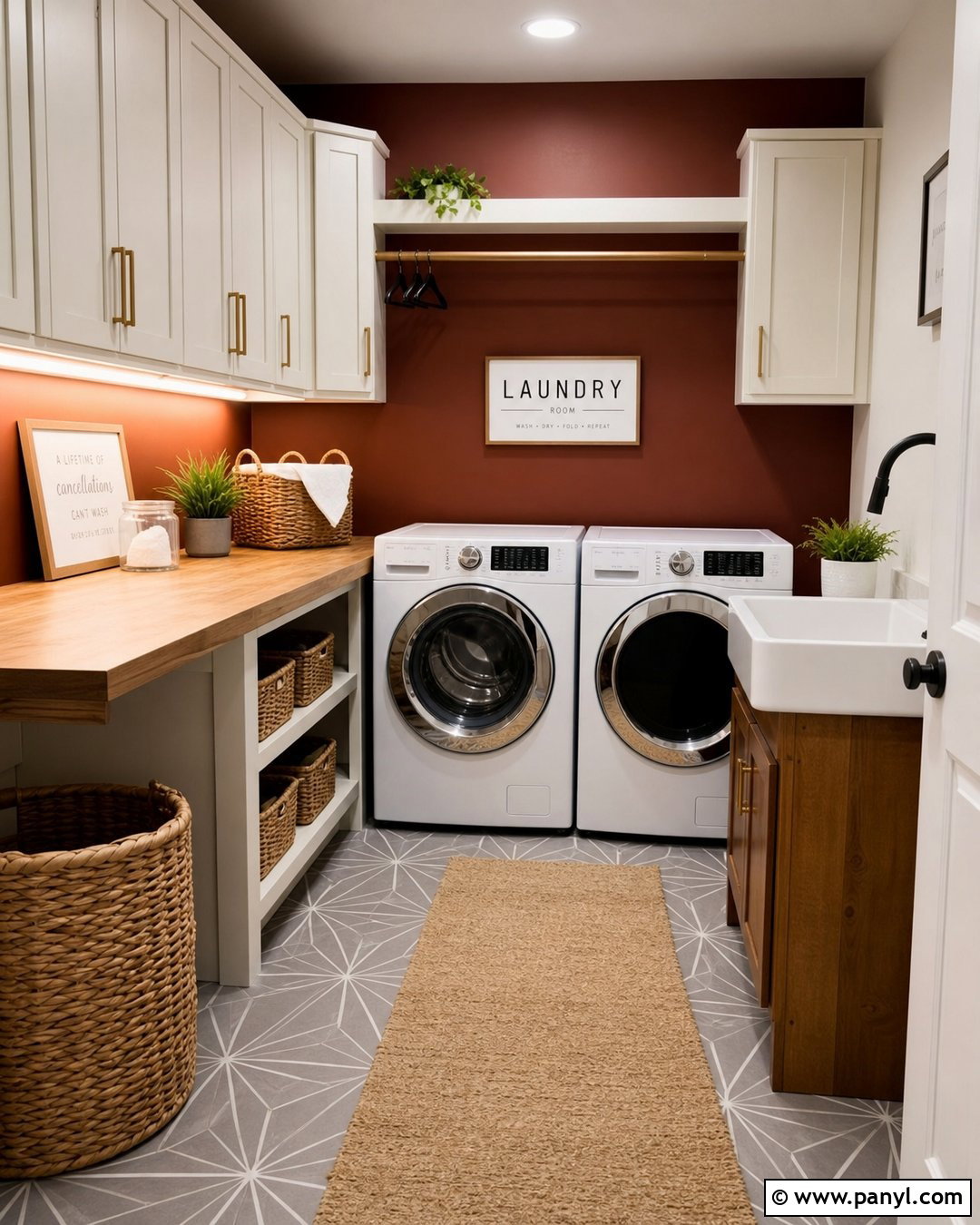 Iron Ore Laundry Room Accent Wall - 30 Iron Ore Sherwin Williams Accent Wall Ideas