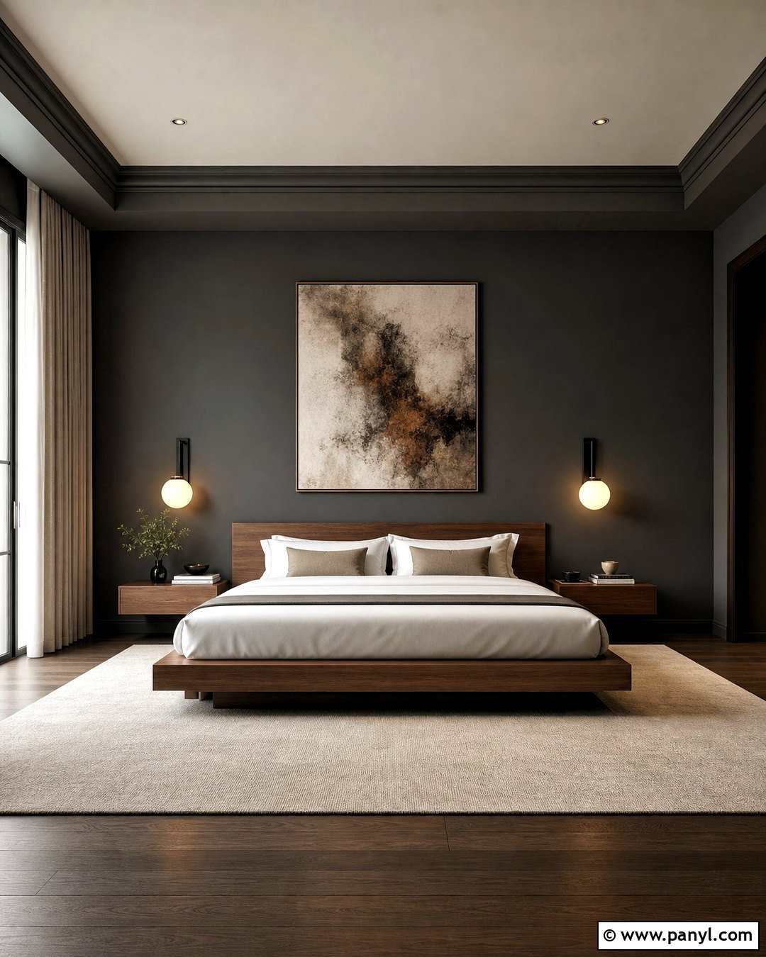 20 Iron Ore Sherwin Williams Bedroom Ideas for Cozy Drama