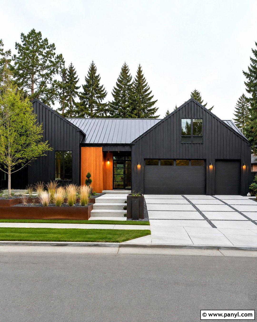 Iron Ore Modern House Exterior - 20 iron ore vs peppercorn ideas