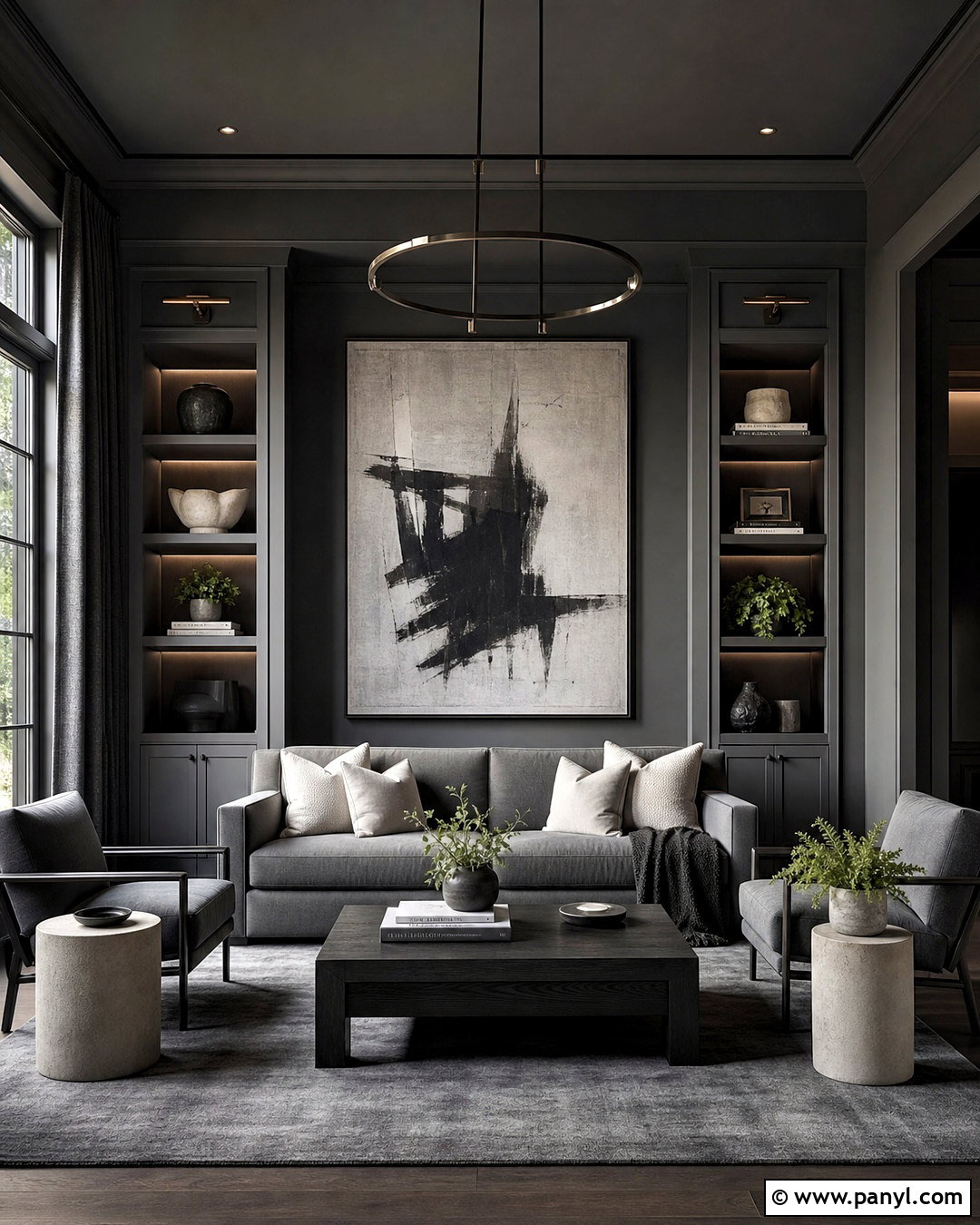 Iron Ore Monochromatic Color Drench - 20 iron ore color palette ideas