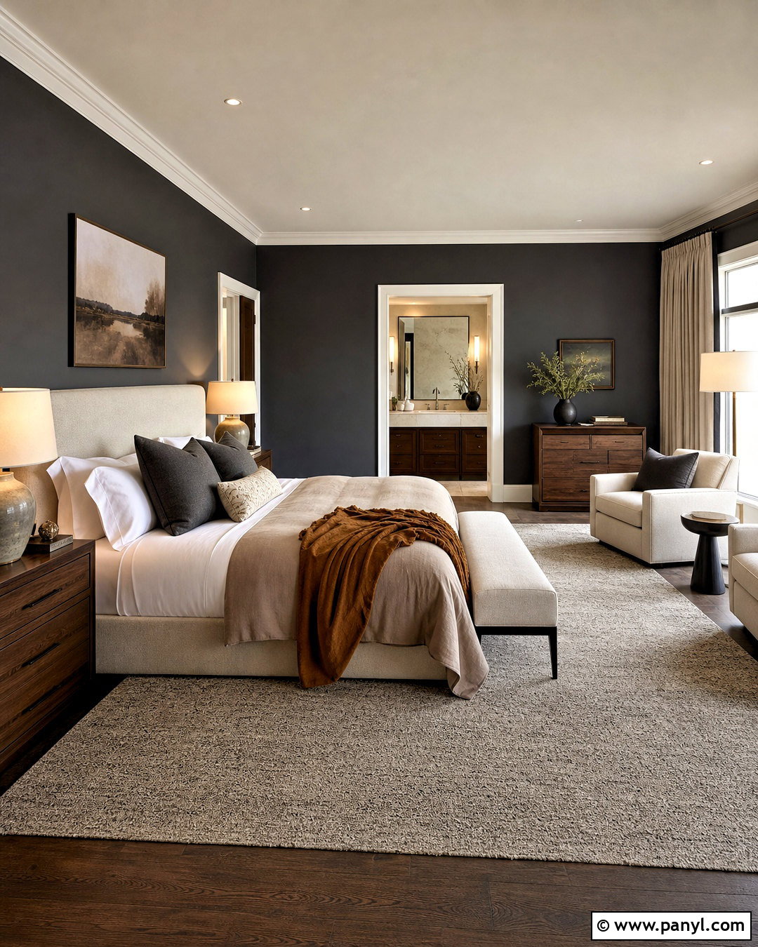 Iron Ore Primary Bedroom - 20 iron ore sherwin williams bedroom ideas