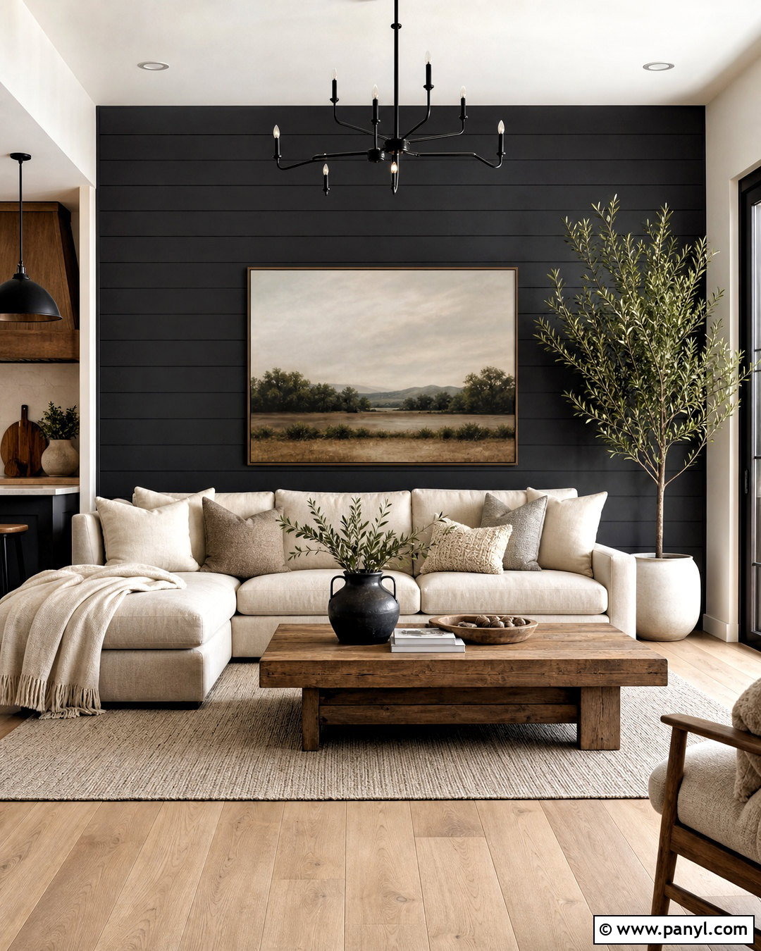 Iron Ore Shiplap Accent Wall - 20 iron ore accent wall ideas