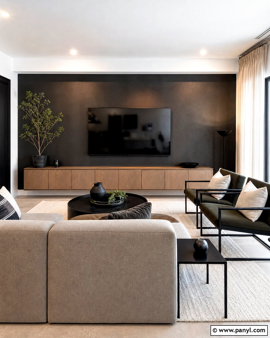 Iron Ore TV Wall - 20 iron ore accent wall ideas