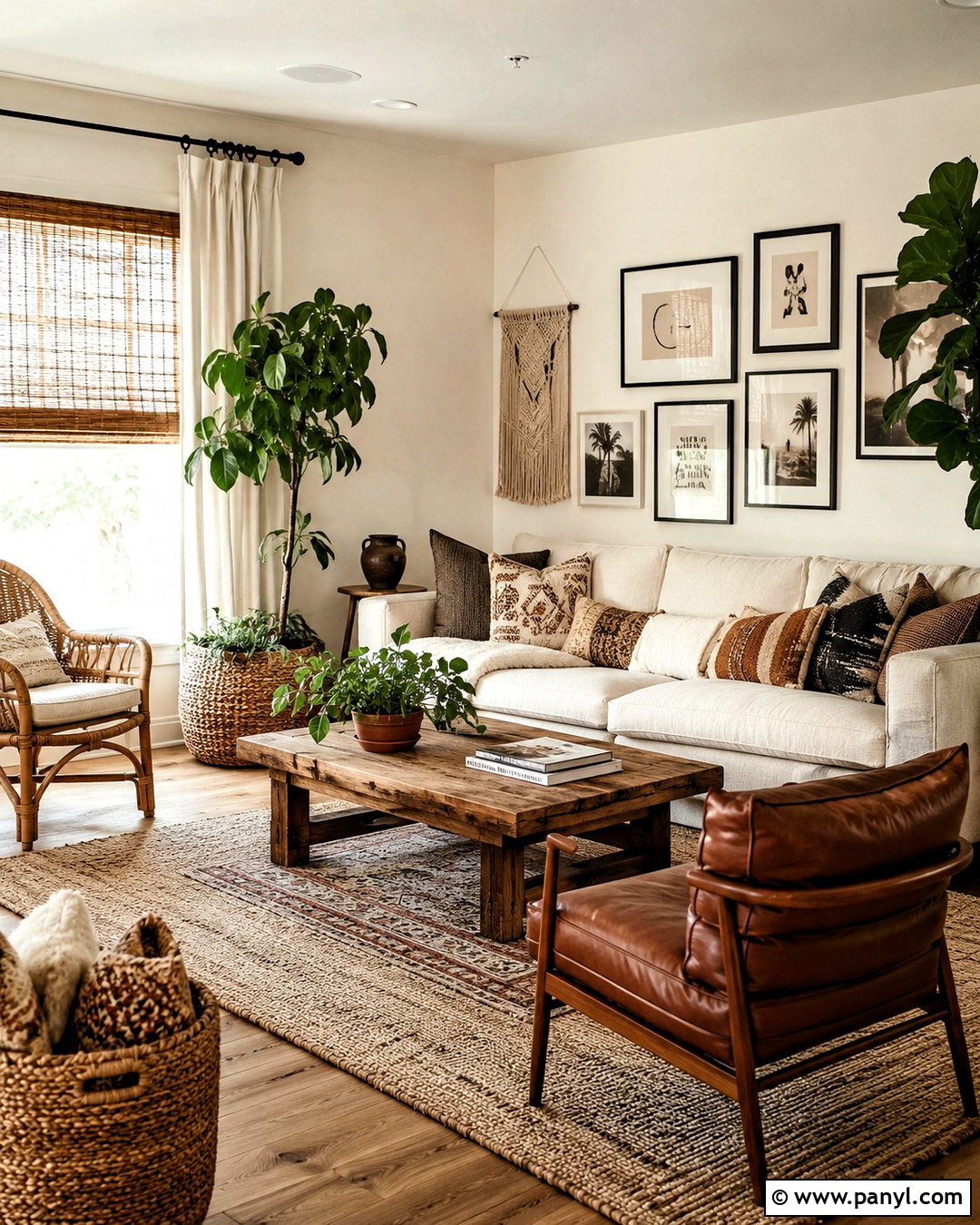 Ivory And Natural Brown Bohemian Color Scheme - 20 bohemian color scheme ideas
