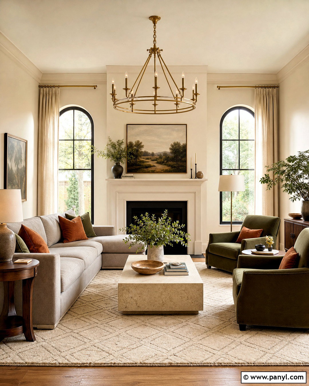 Ivory Cream Living Room - 20 warm paint colors for living room ideas