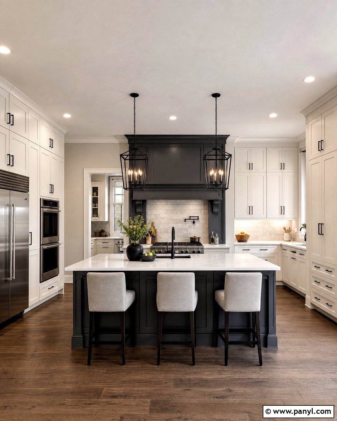 Ivory Kitchen Cabinets With Charcoal Gray - 20 ivory kitchen cabinets color palettes