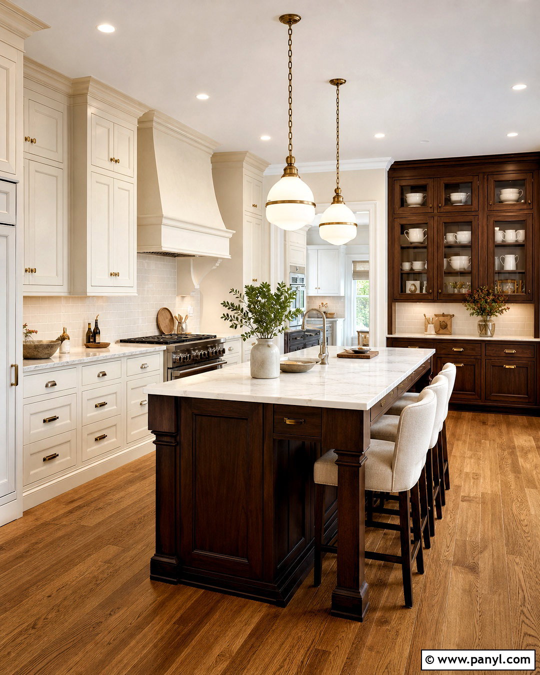 Ivory Kitchen Cabinets With Chocolate Brown - 20 ivory kitchen cabinets color palettes