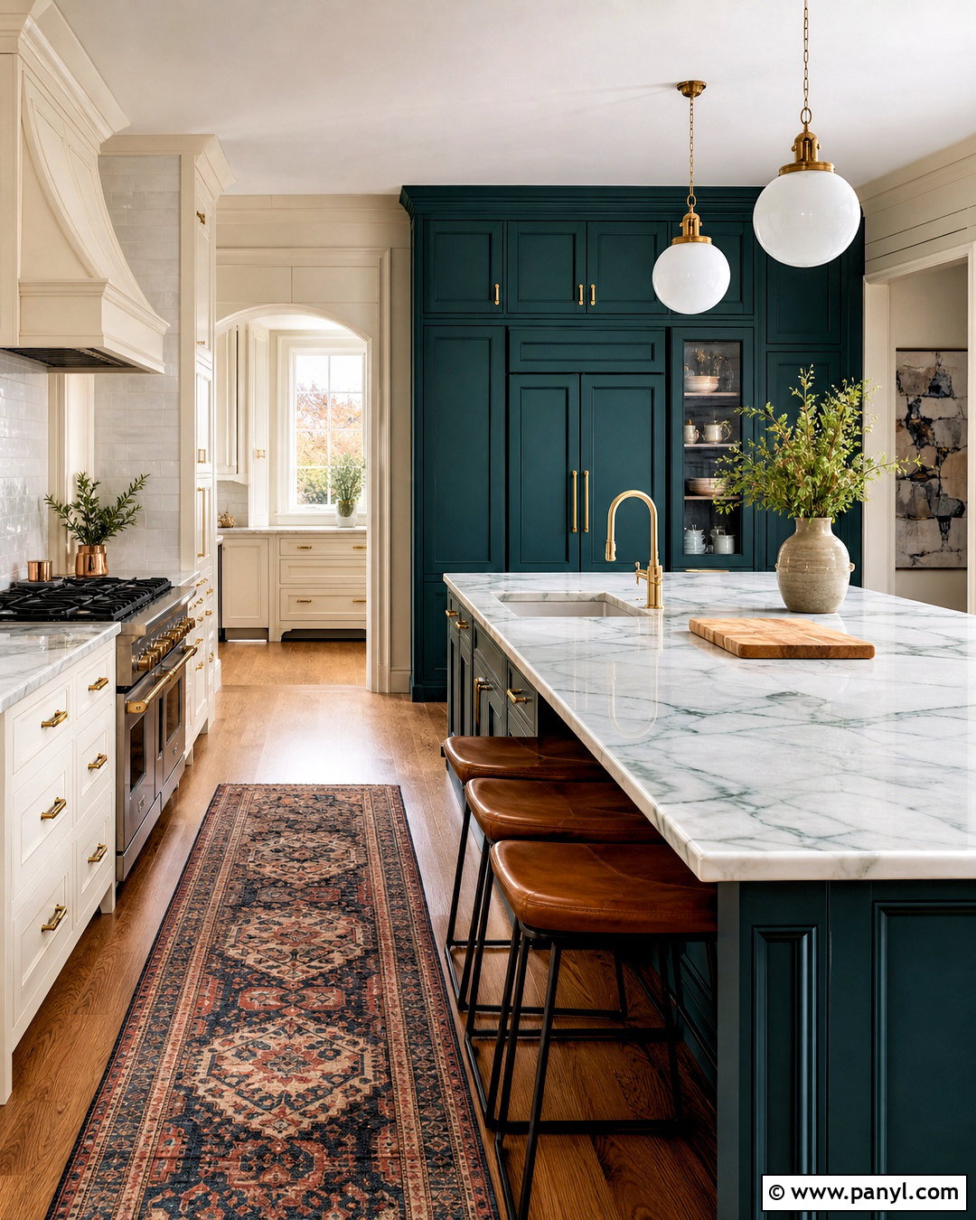 Ivory Kitchen Cabinets With Deep Teal - 20 ivory kitchen cabinets color palettes
