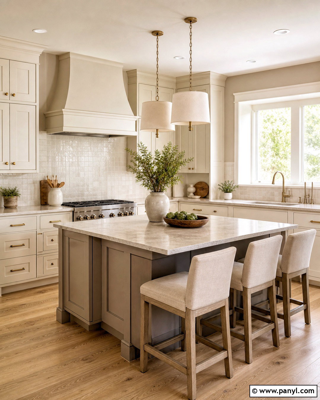 Ivory Kitchen Cabinets With Pale Taupe - 20 ivory kitchen cabinets color palettes
