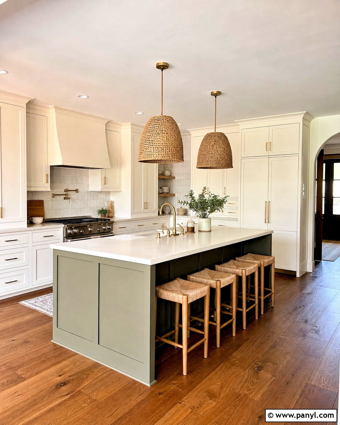Ivory Kitchen Cabinets With Sage Green - 20 ivory kitchen cabinets color palettes