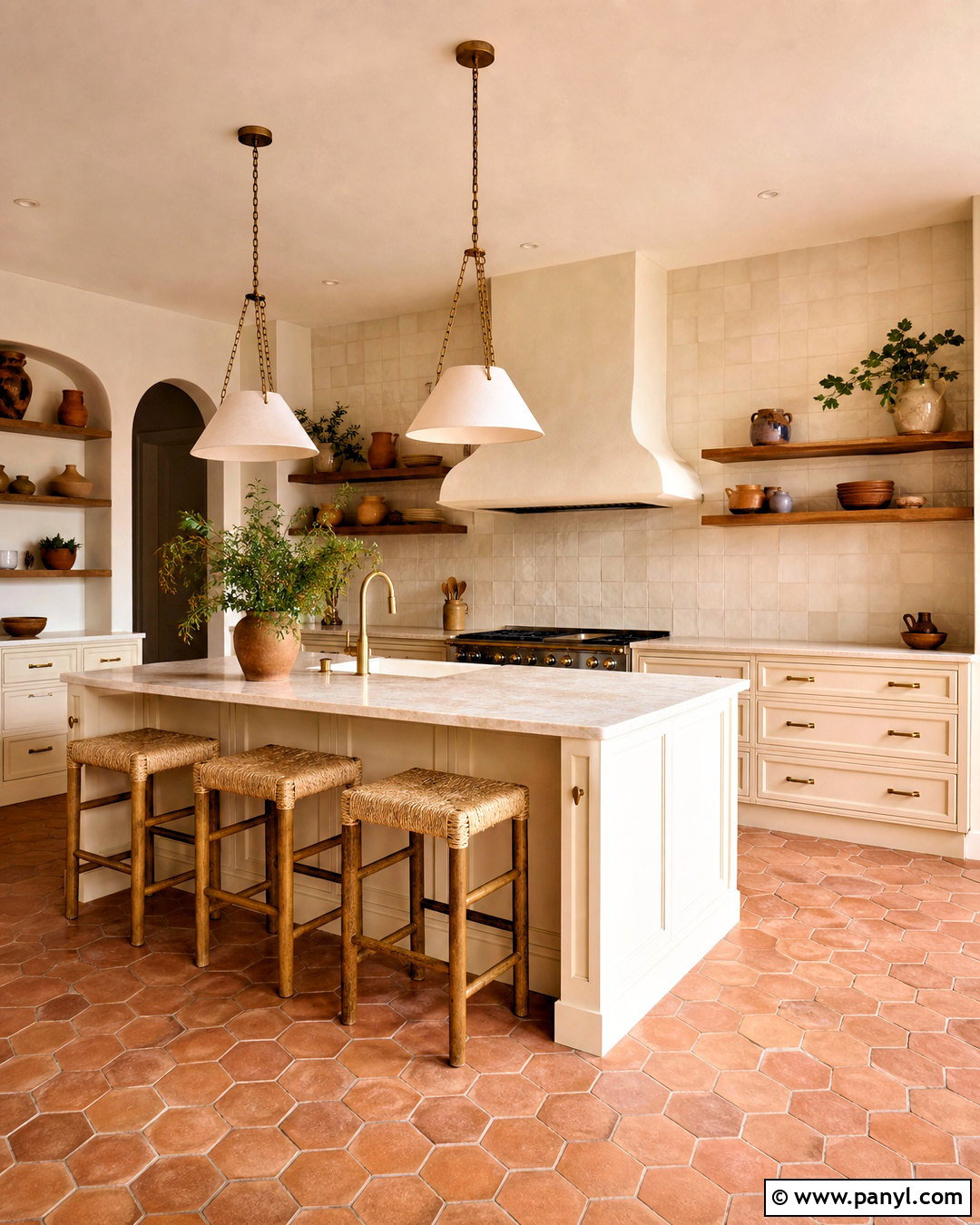 Ivory Kitchen Cabinets With Terracotta - 20 ivory kitchen cabinets color palettes