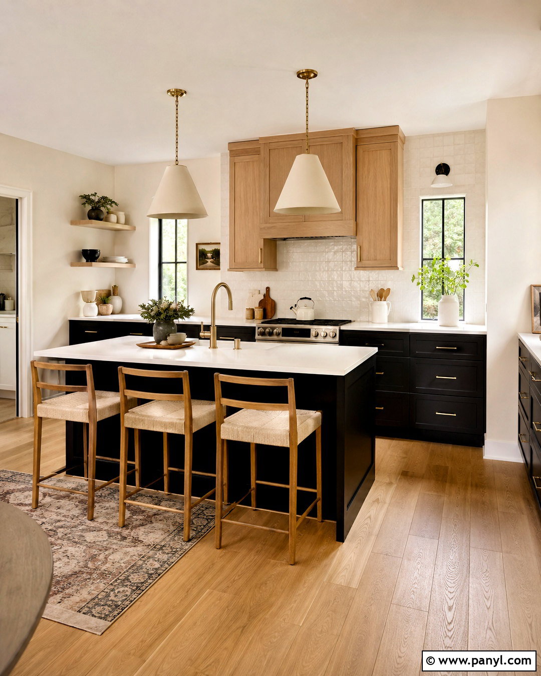 Ivory Kitchen Walls With Black Cabinets - 40 kitchen wall color ideas