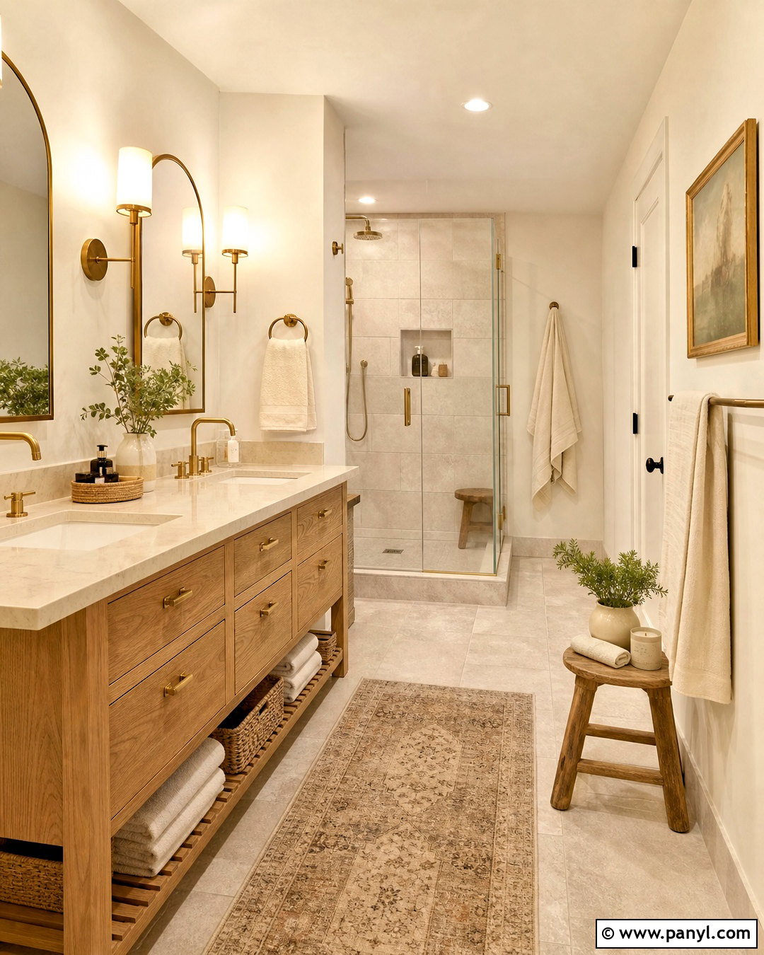 Ivory Lace Bathroom With Beige Stone - 20 ivory lace sherwin williams ideas