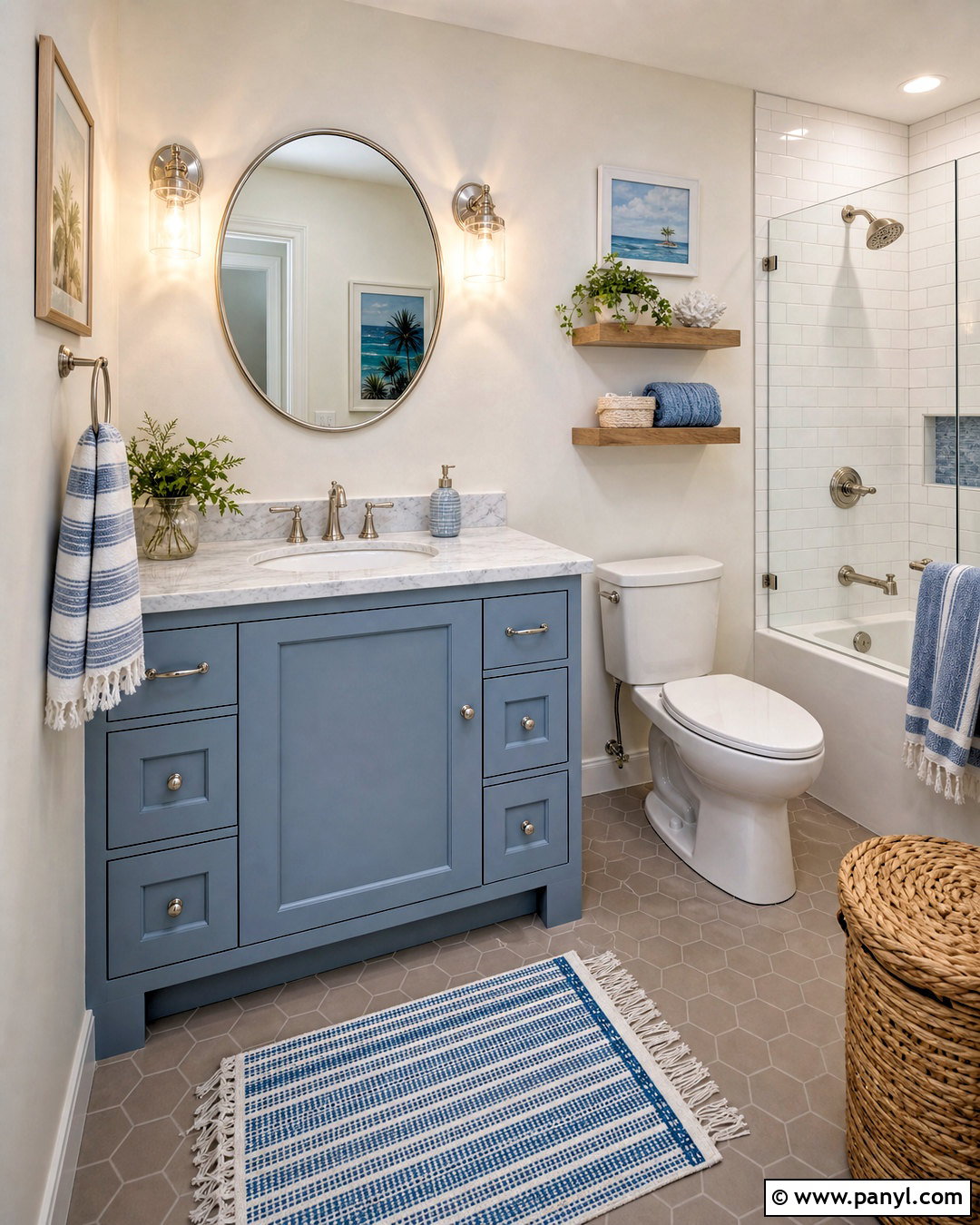 Ivory Lace Bathroom With Dusty Blue Vanity - 20 ivory lace sherwin williams ideas
