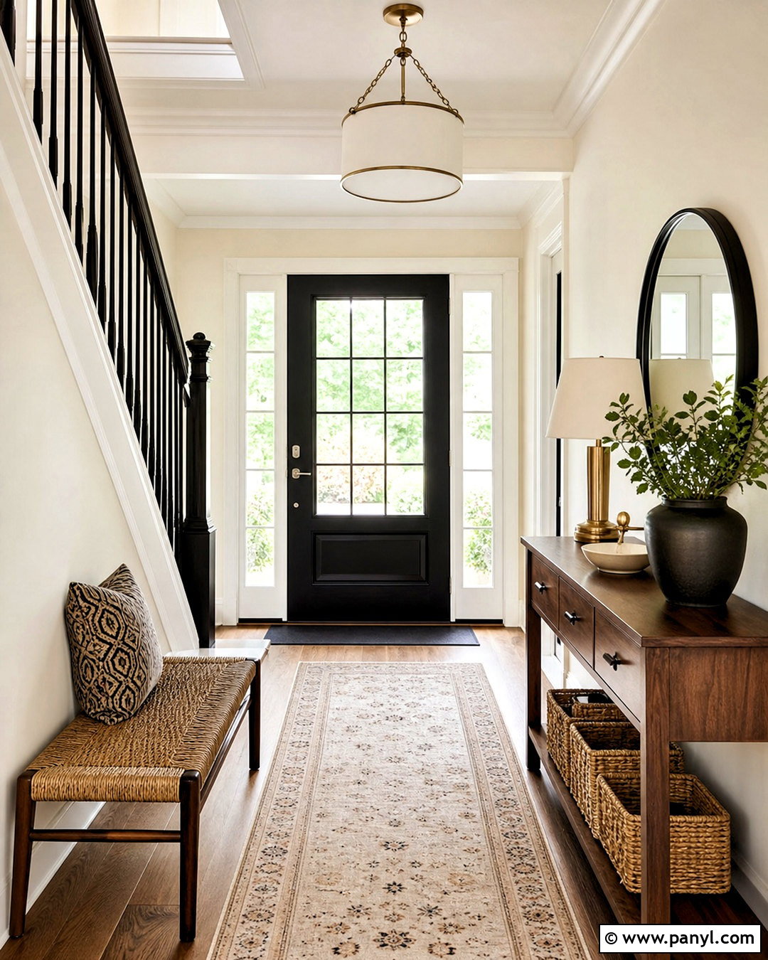 Ivory Lace Entryway With Black Accents - 20 ivory lace sherwin williams ideas
