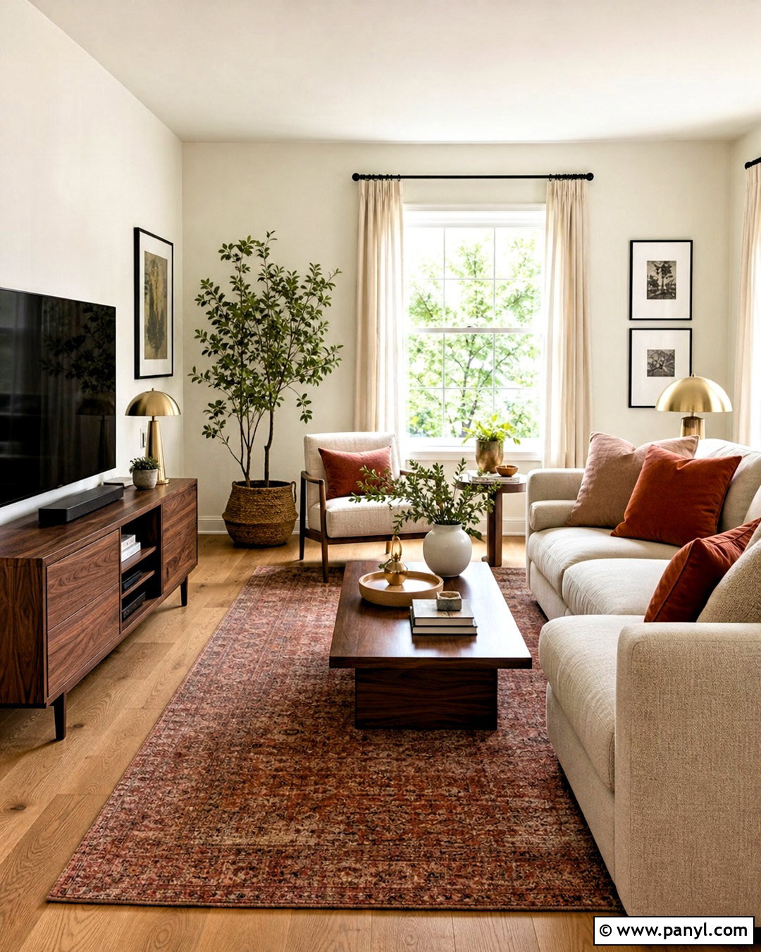 Ivory Lace Living Room With Walnut Furniture - 20 ivory lace sherwin williams ideas