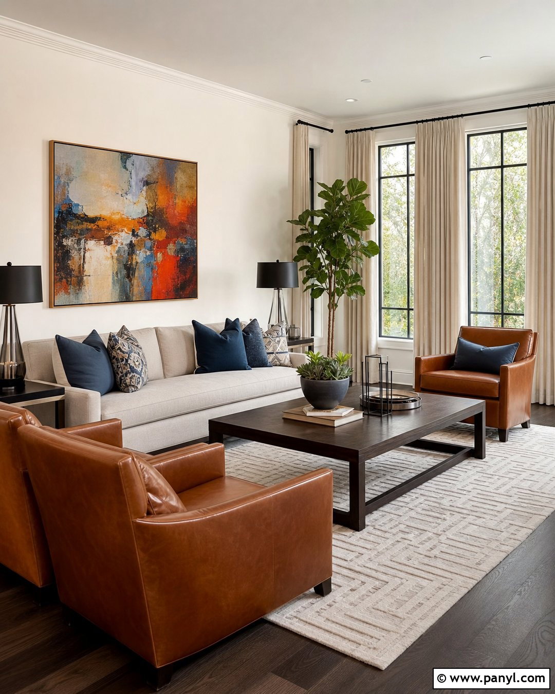 Ivory Living Room Walls - 35 Best Wall Colors For Living Room Ideas
